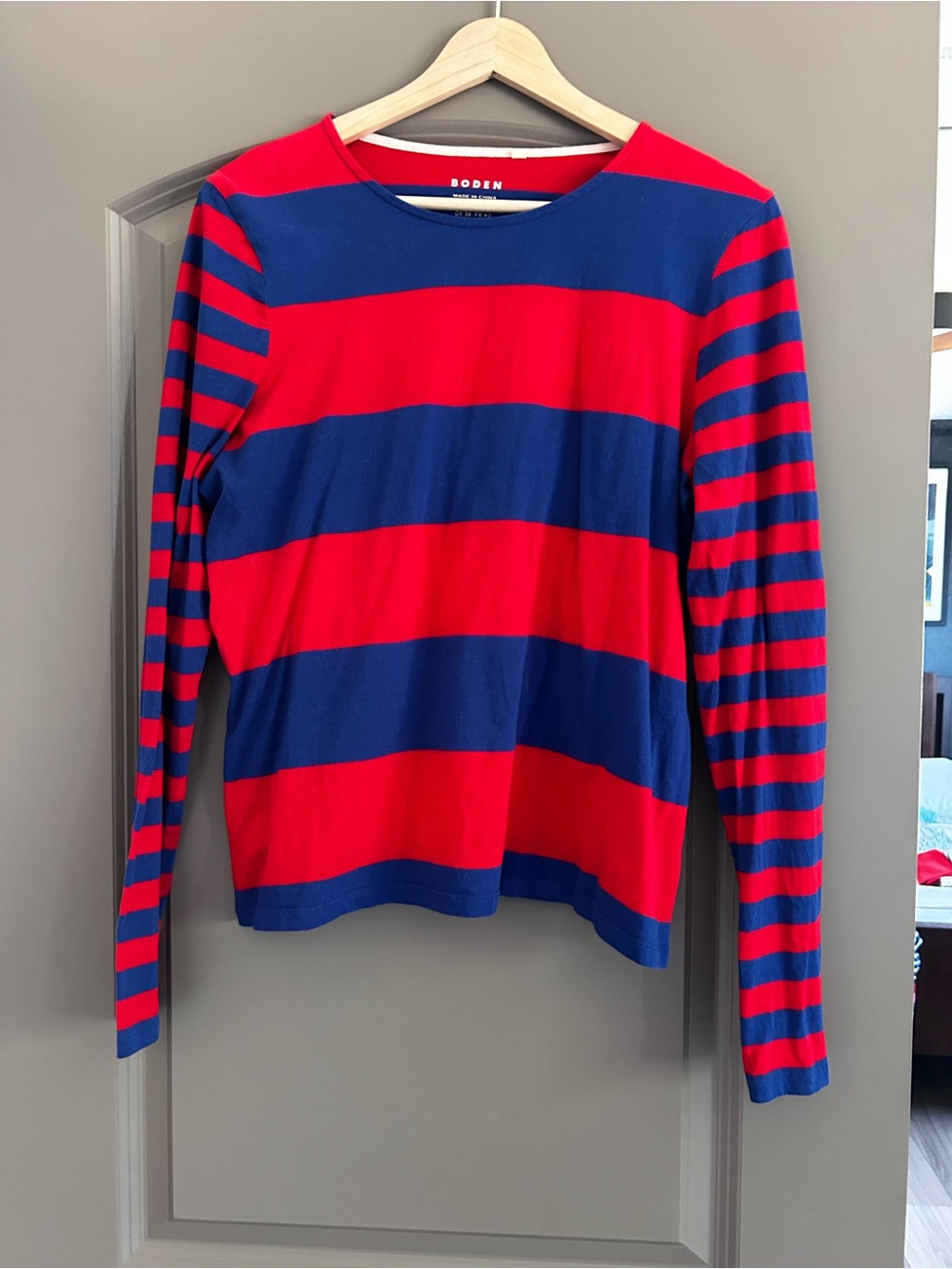 Boden Two breton long sleeves tee. Never worn but washed once. - Picture 3 of 4